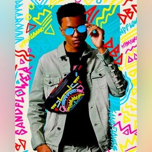 African Intelligence Path to the Future Authentic Sprayground Crossbody